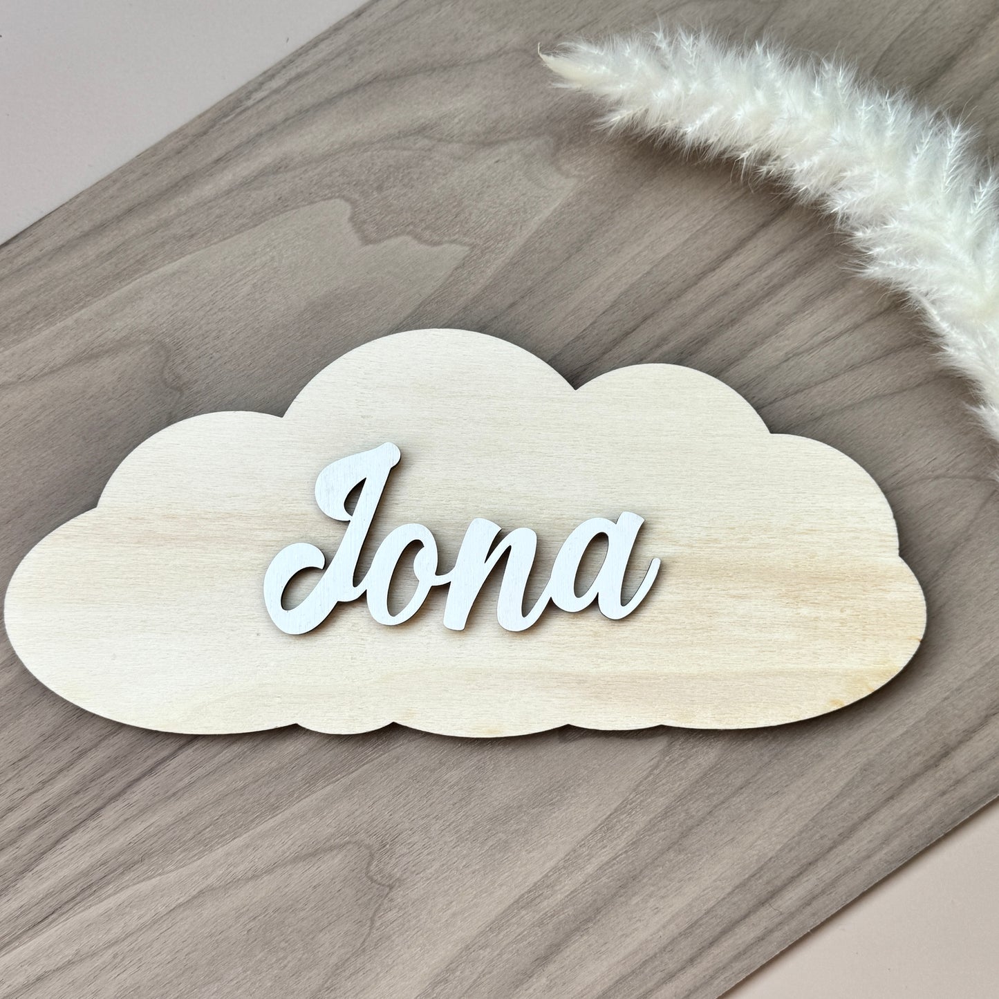Namensschild Wolke 1