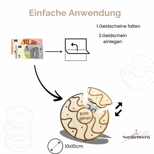 Lustige Geld Verpackung
