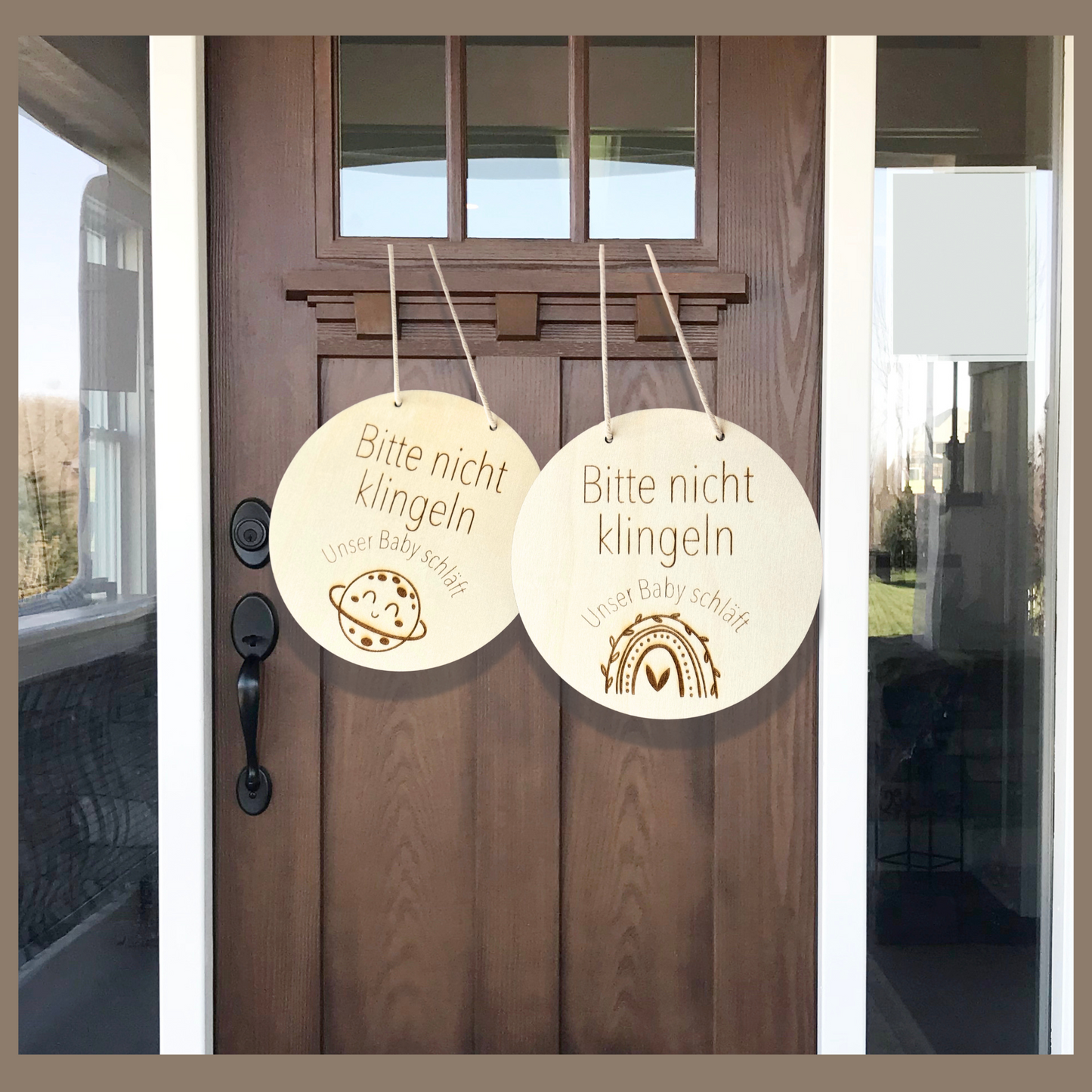 Türschild „Bitte nicht klingeln – Baby schläft“