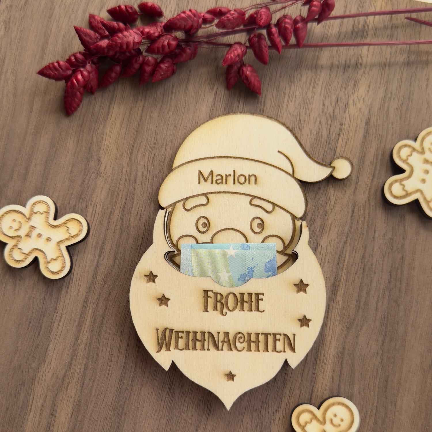Weihnachten Geldgeschenk personalisiert, Geschenke zu Weihnachten für Erwachsene, personalisiertes Geschenk zu Weihnachten , 