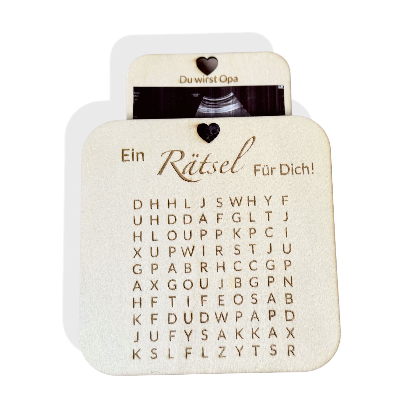 Schwangerschaftsverkündung  Ultraschall Rätsel | Du wirst Opa Papa Oma Tante| Ich Bin Schwanger Verkündung Geschenk | Wir bekommen ein Baby