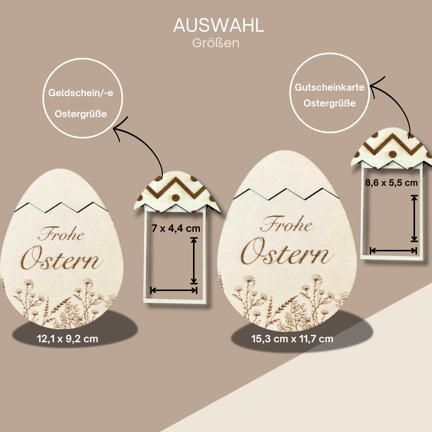 Geldgeschenk zu Ostern – Osterei
