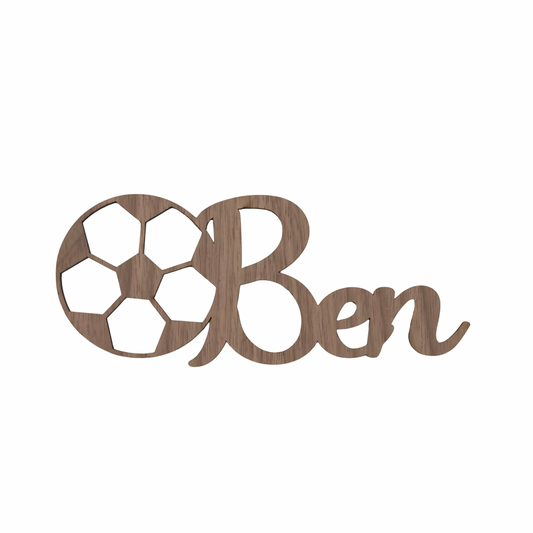 Fußball Namensschild kinder