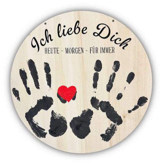 XL Handabdruck für Erwachsene , Geschenk zum Jahrestag oder zum Hochzeitstag Personalisiert