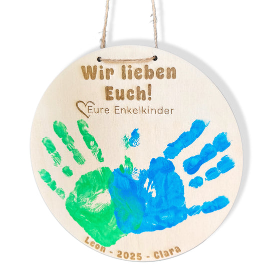 Geschenk für Oma und Opa basteln 