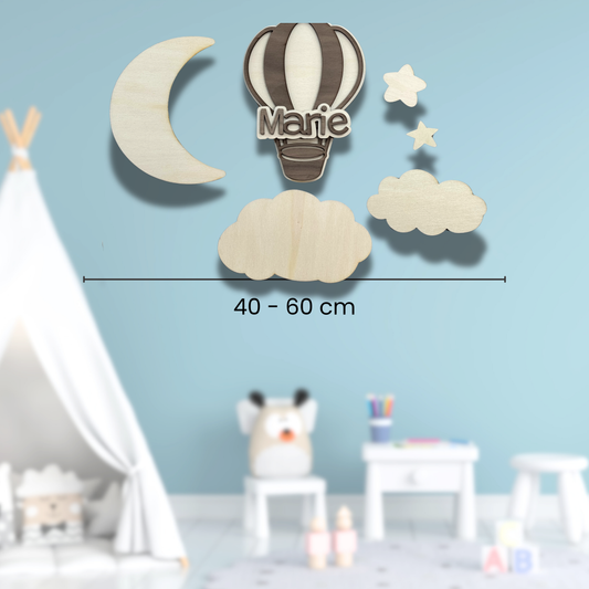 Babyzimmer Holz Dekoration 